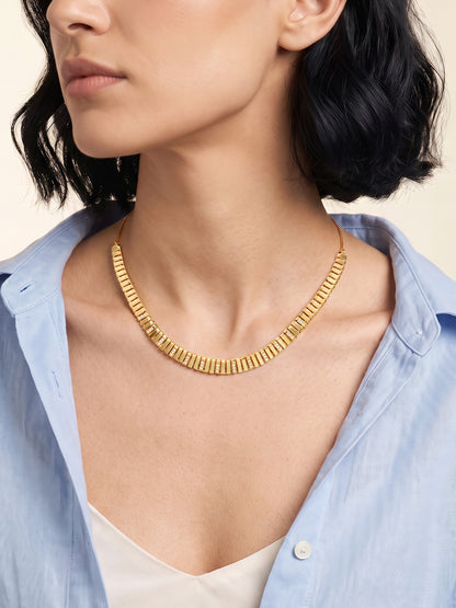 Golden Rubelle Statement Necklace