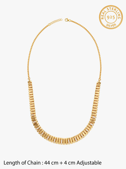 Golden Rubelle Statement Necklace