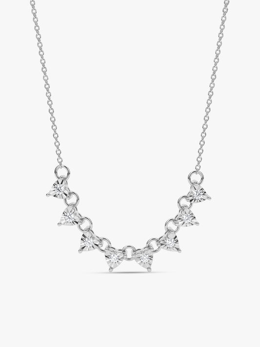 Silver Helixa Necklace