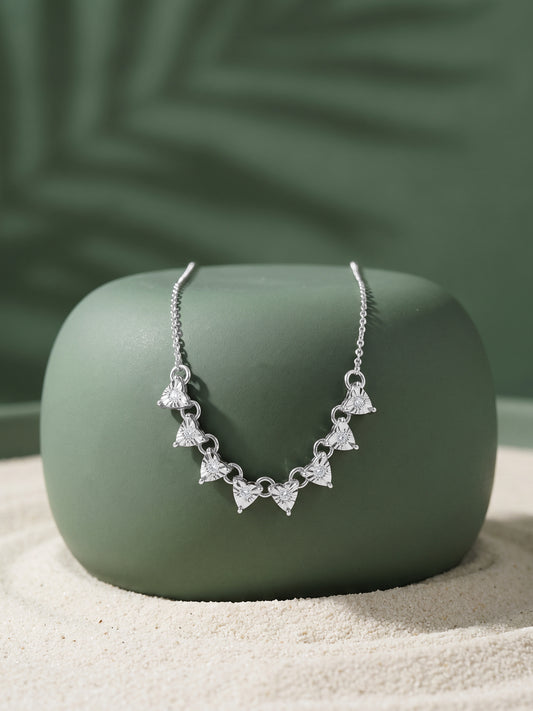 Silver Helixa Necklace