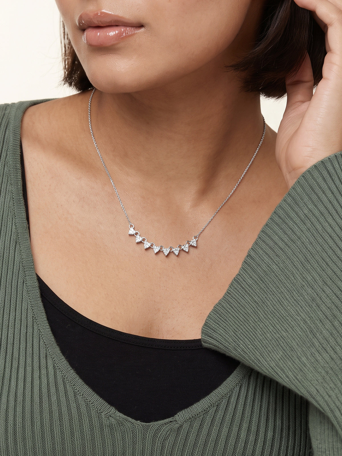 Silver Helixa Necklace