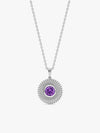 Silver Cute Treasure Pendant With Link Chain