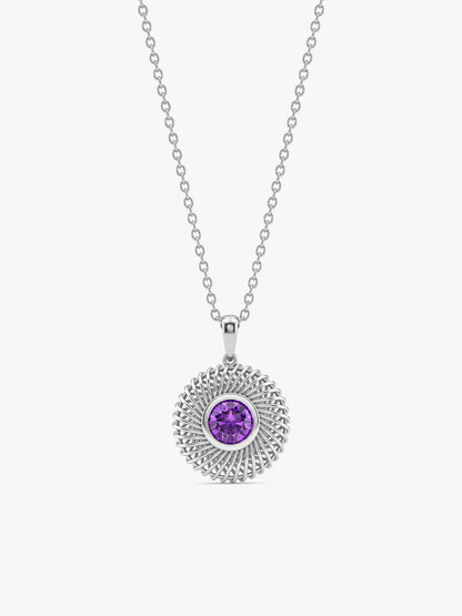 Silver Cute Treasure Pendant With Link Chain