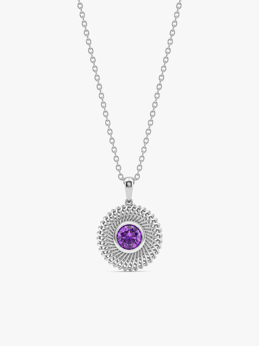 Silver Cute Treasure Pendant With Link Chain