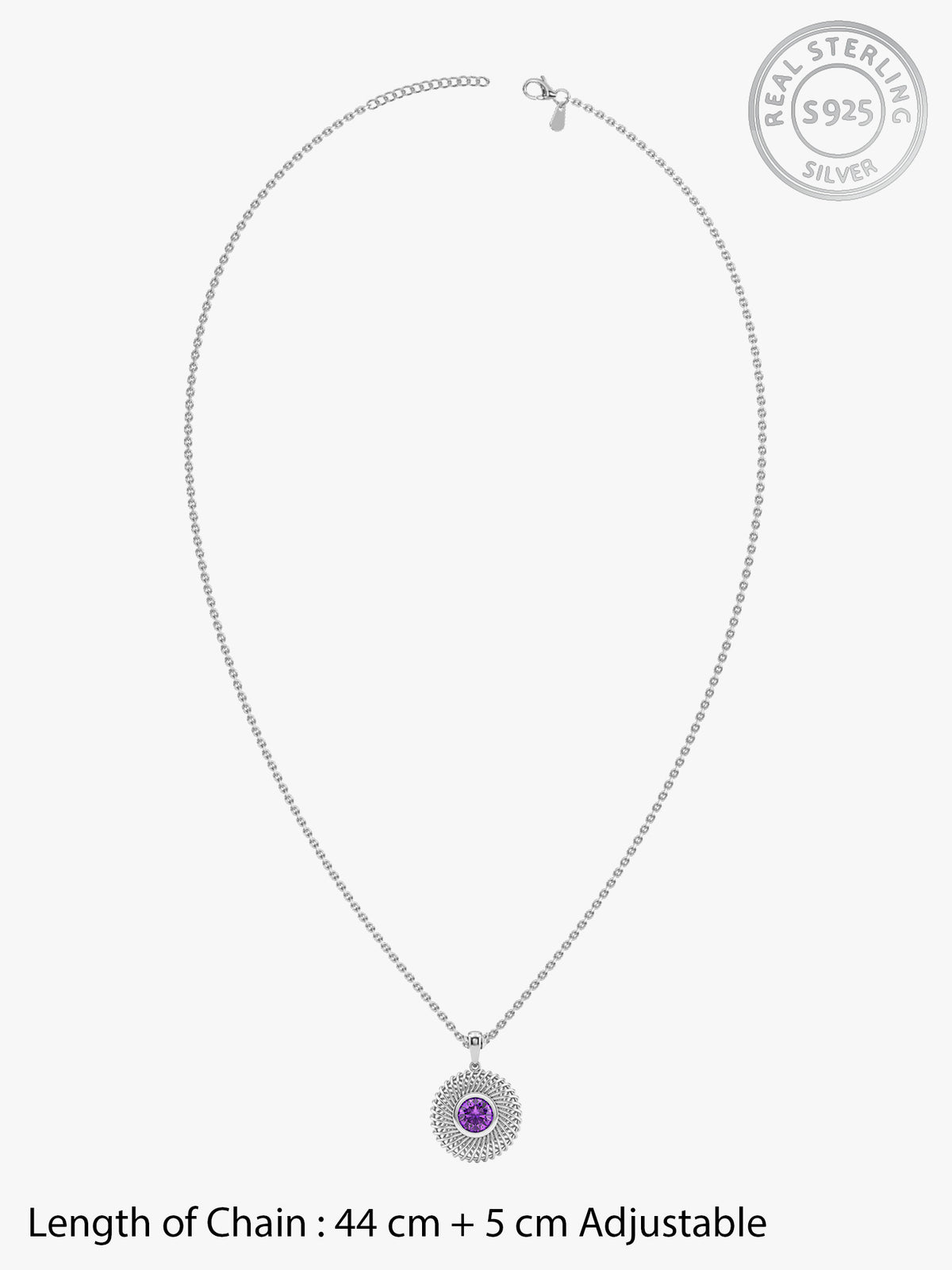 Silver Cute Treasure Pendant With Link Chain