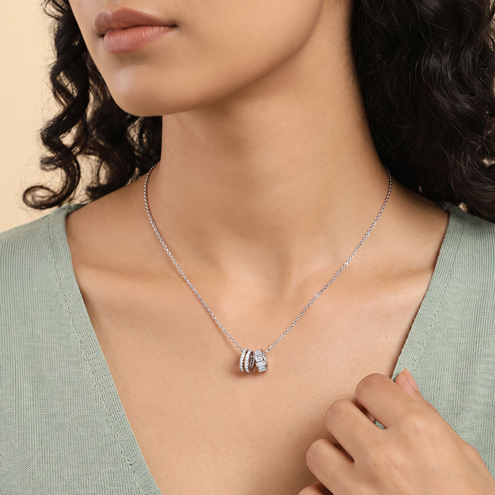 Silver Harmony Sparkle Necklace
