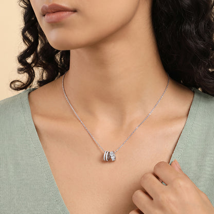 Silver Harmony Sparkle Necklace