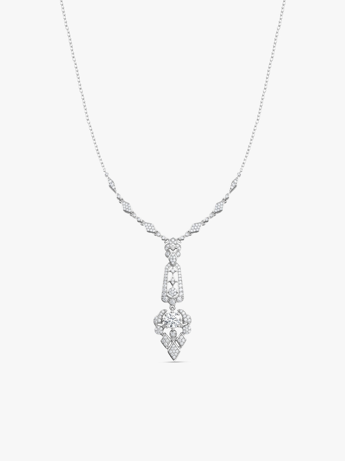 Silver Dazzling Whisper Necklace