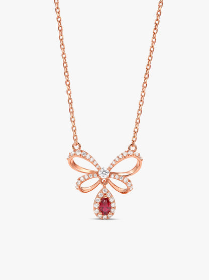 Rose Gold Bellafly Necklace