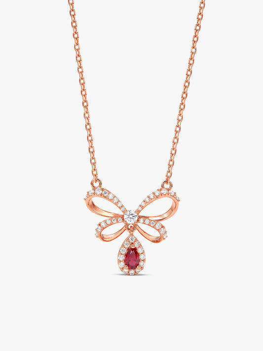 Rose Gold Bellafly Necklace