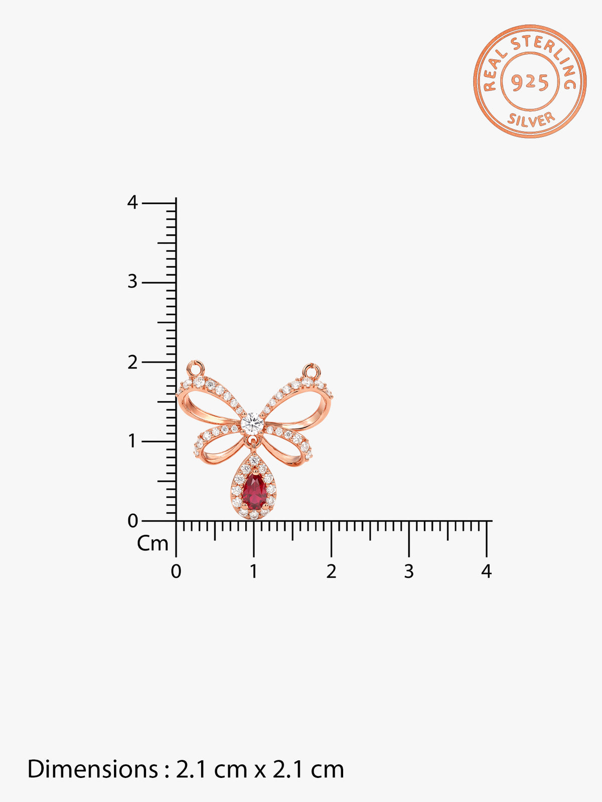 Rose Gold Bellafly Necklace