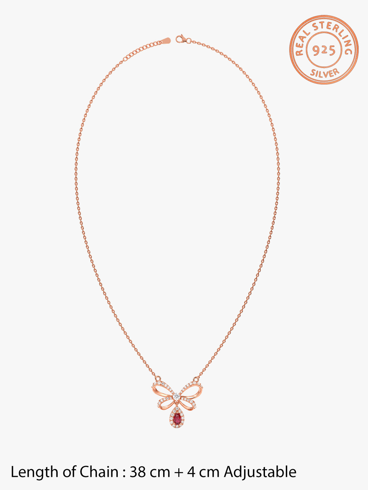 Rose Gold Bellafly Necklace