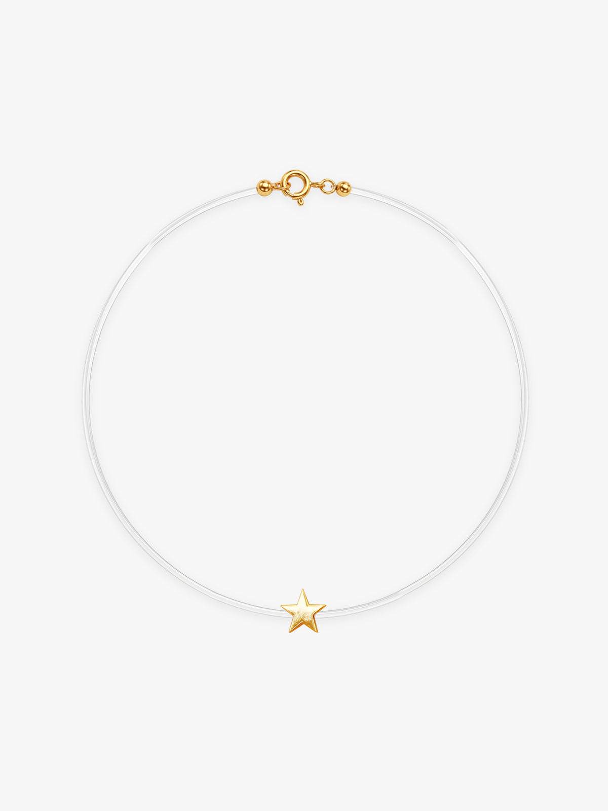 Golden Twinkle Stella Invisible Necklace