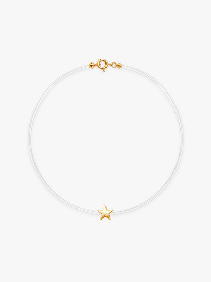 Golden Twinkle Stella Invisible Necklace