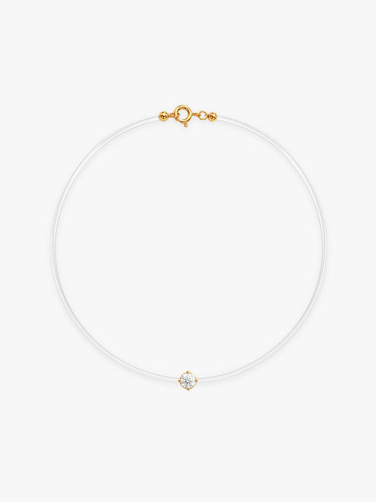Golden Zarina Invisible Necklace