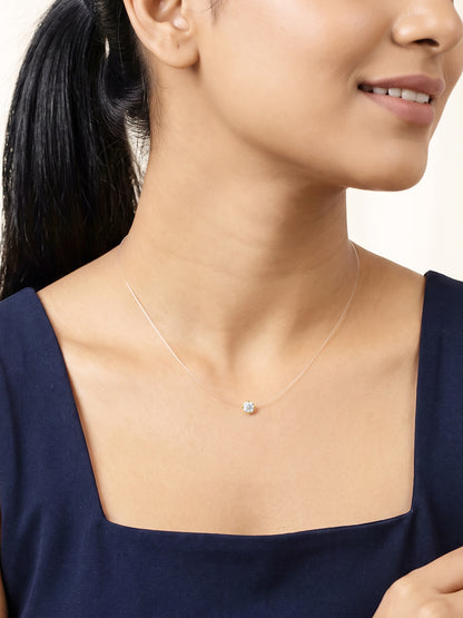 Golden Zarina Invisible Necklace