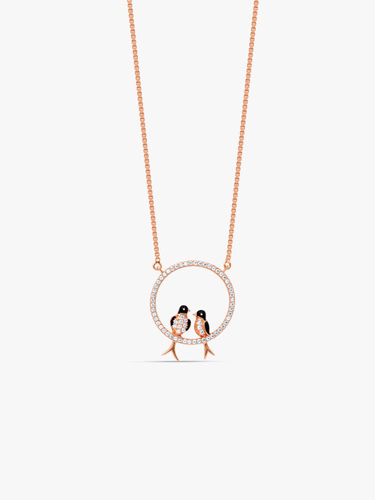 Rose Gold Tortorella Necklace
