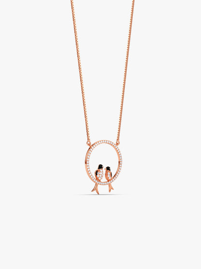 Rose Gold Tortorella Necklace
