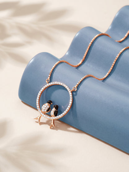 Rose Gold Tortorella Necklace