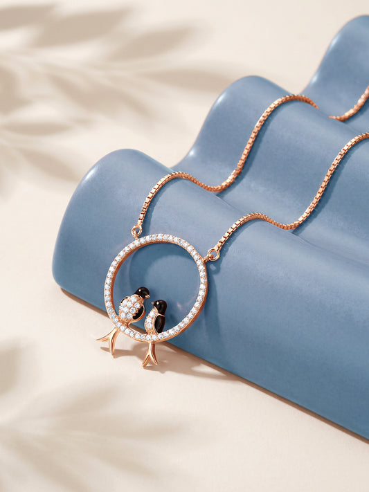 Rose Gold Tortorella Necklace