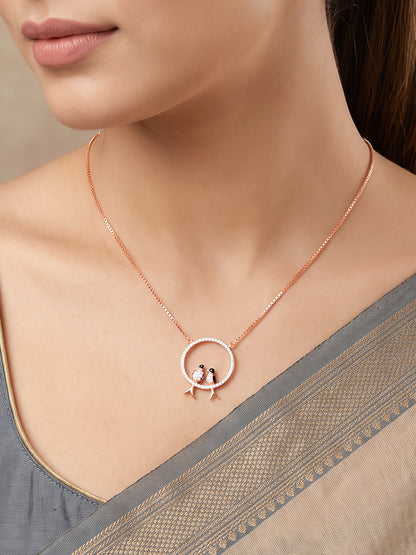 Rose Gold Tortorella Necklace