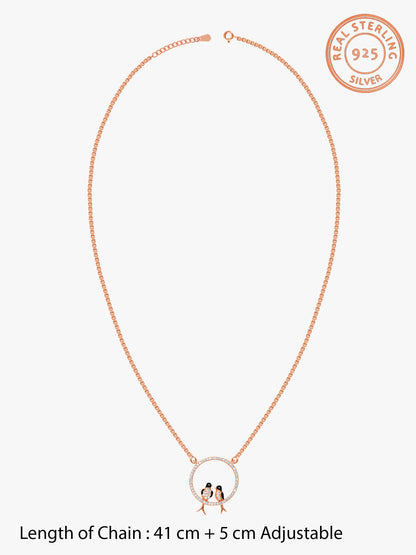 Rose Gold Tortorella Necklace