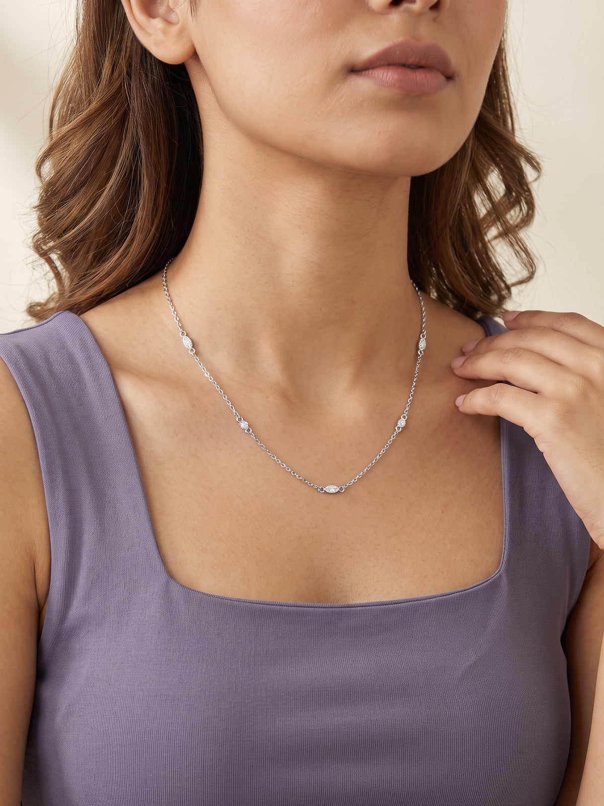 Silver Arashi Necklace