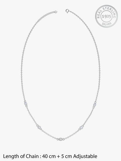 Silver Arashi Necklace