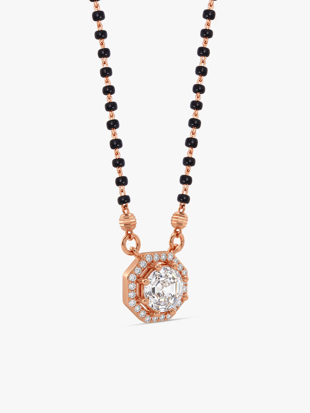 Rose Gold Midnight Radiance Mangalsutra