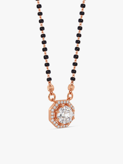 Rose Gold Midnight Radiance Mangalsutra
