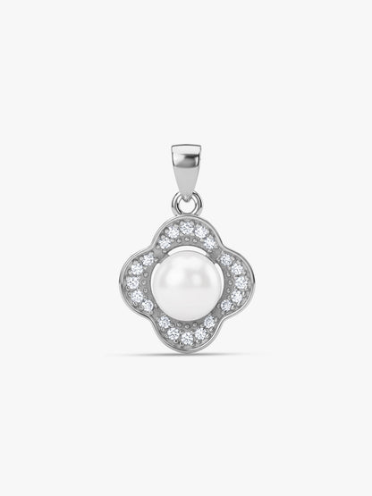 Silver Veronica Pearl Pendant