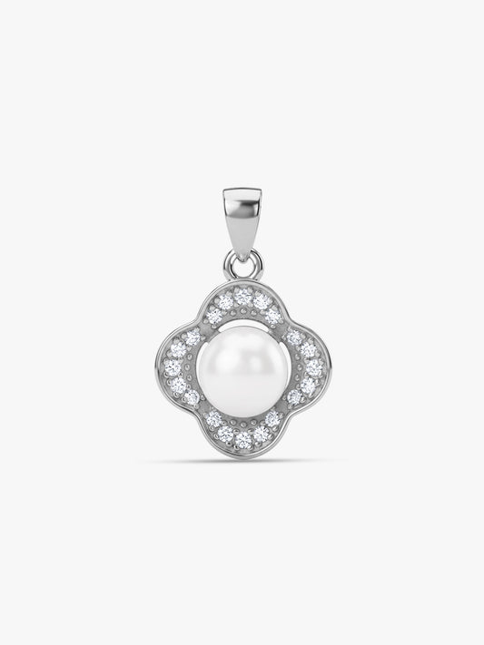 Silver Veronica Pearl Pendant