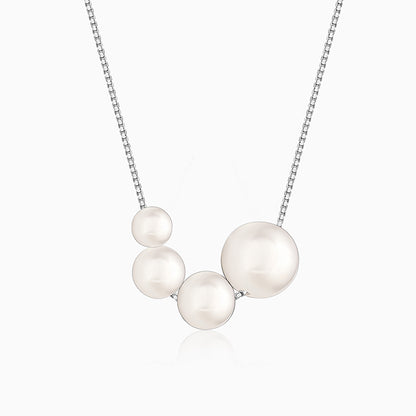Silver South Sea Pearls Necklace