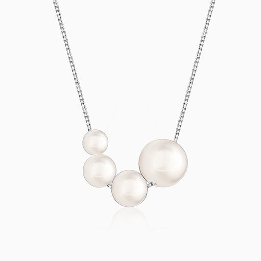 Silver South Sea Pearls Necklace