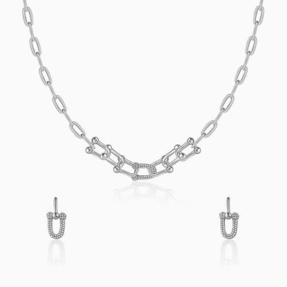 Silver Graduated Link Set