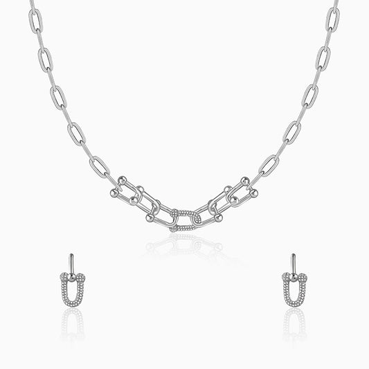 Silver Graduated Link Set