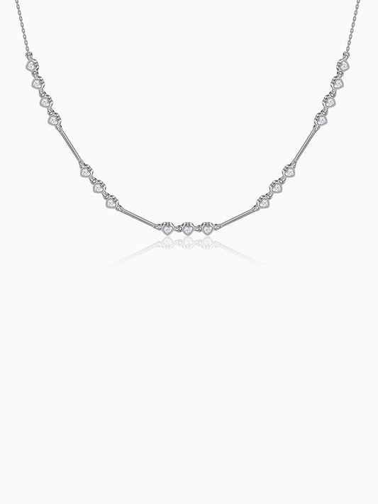 Silver Lovely You Necklace
