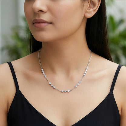 Silver Lovely You Necklace