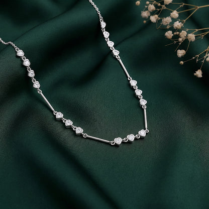Silver Lovely You Necklace