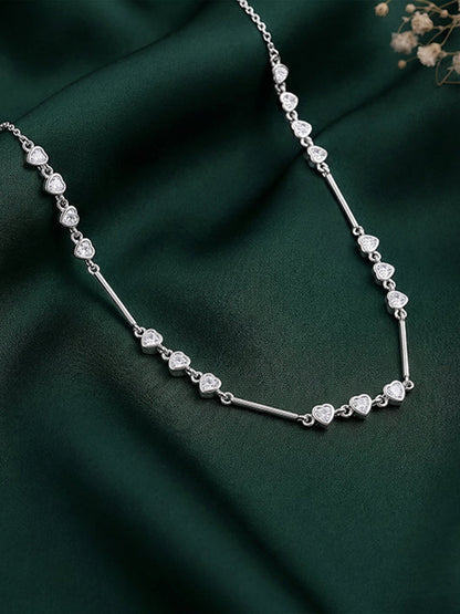 Silver Lovely You Necklace