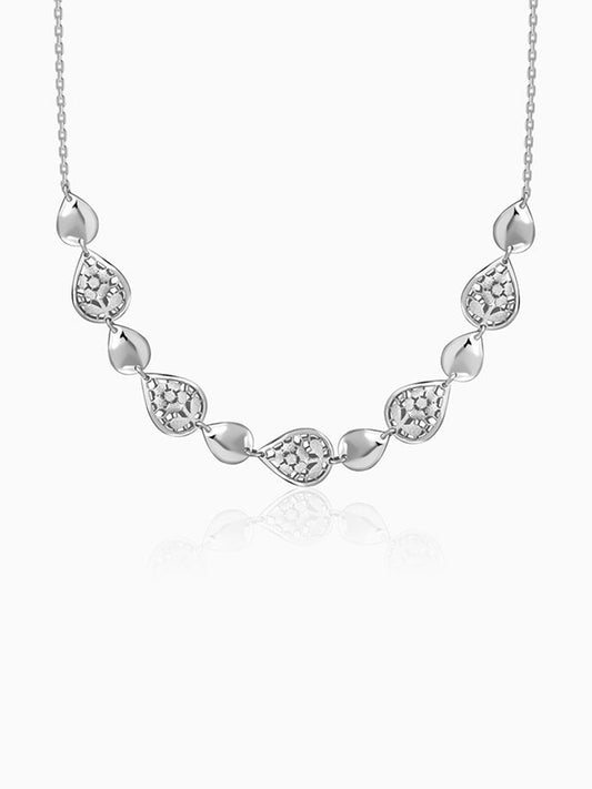 Silver Aurora Whisper Necklace