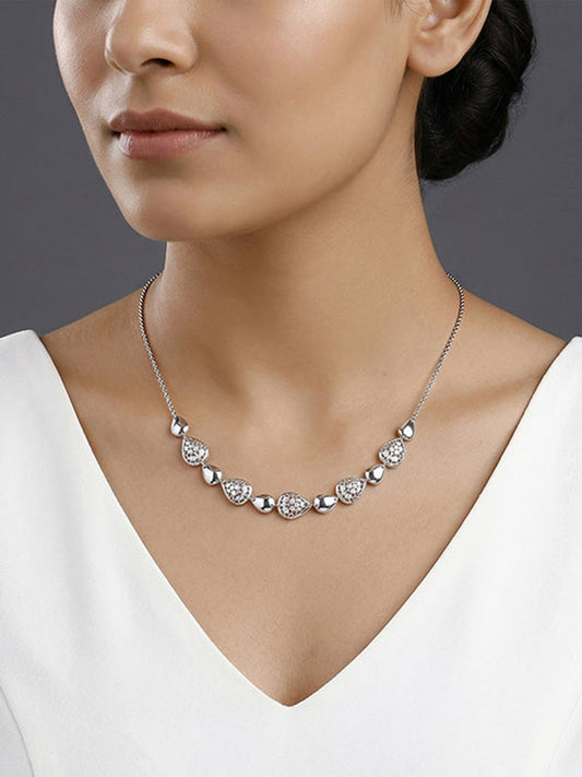 Silver Aurora Whisper Necklace