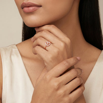 Rose Gold Maelis Ring (Size 12)