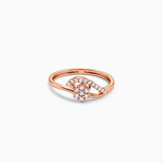 Rose Gold Blooming Flor Ring (Size 12)