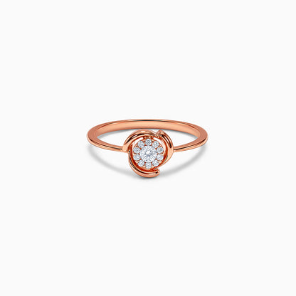 Rose Gold Mystical Rose Ring (Size 12)