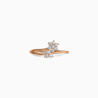 Rose Gold Pretty Tulip Ring (Size 12)