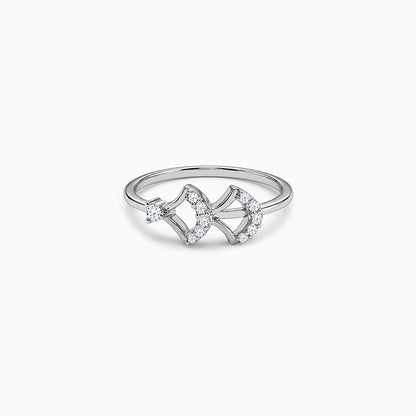 Silver Mist Edge Ring (Size 12)