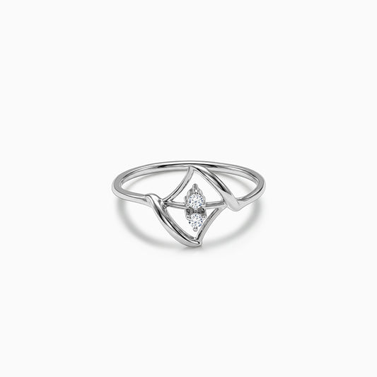 Silver Unique Shine Ring (Size 12)