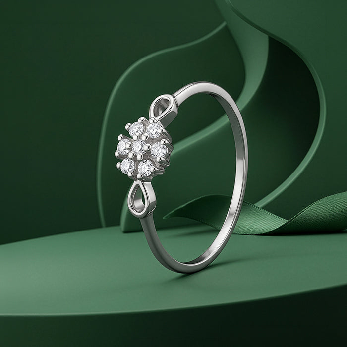 Silver Frostline Ring (Size 12)