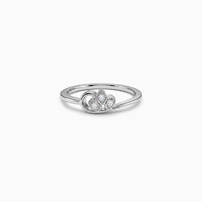 Silver Nova Drip Ring (Size 12)